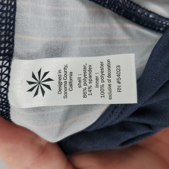 Athleta Ready Set Go Shorts Jigsaw Running Liner Stash Pocket 2 In 1 WOmens XXS - Picture 9 of 11